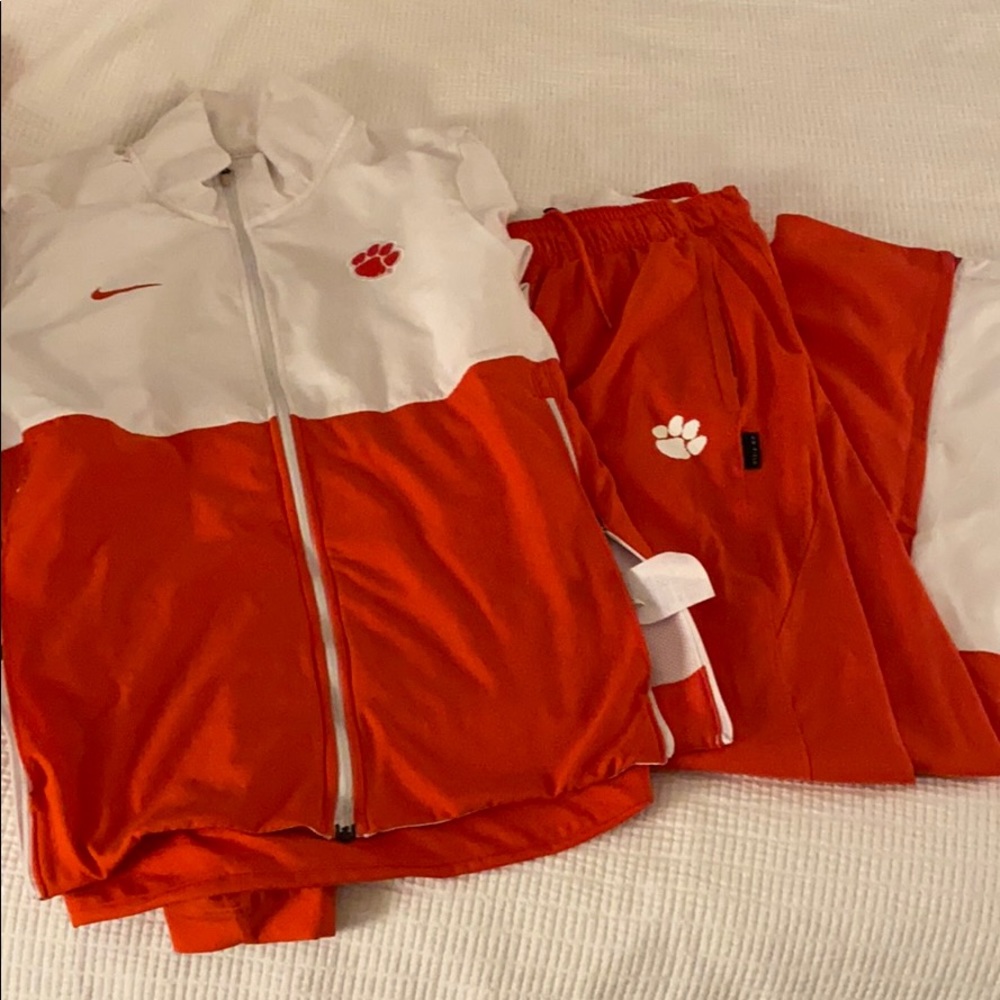 Clemson jogger and jacket set